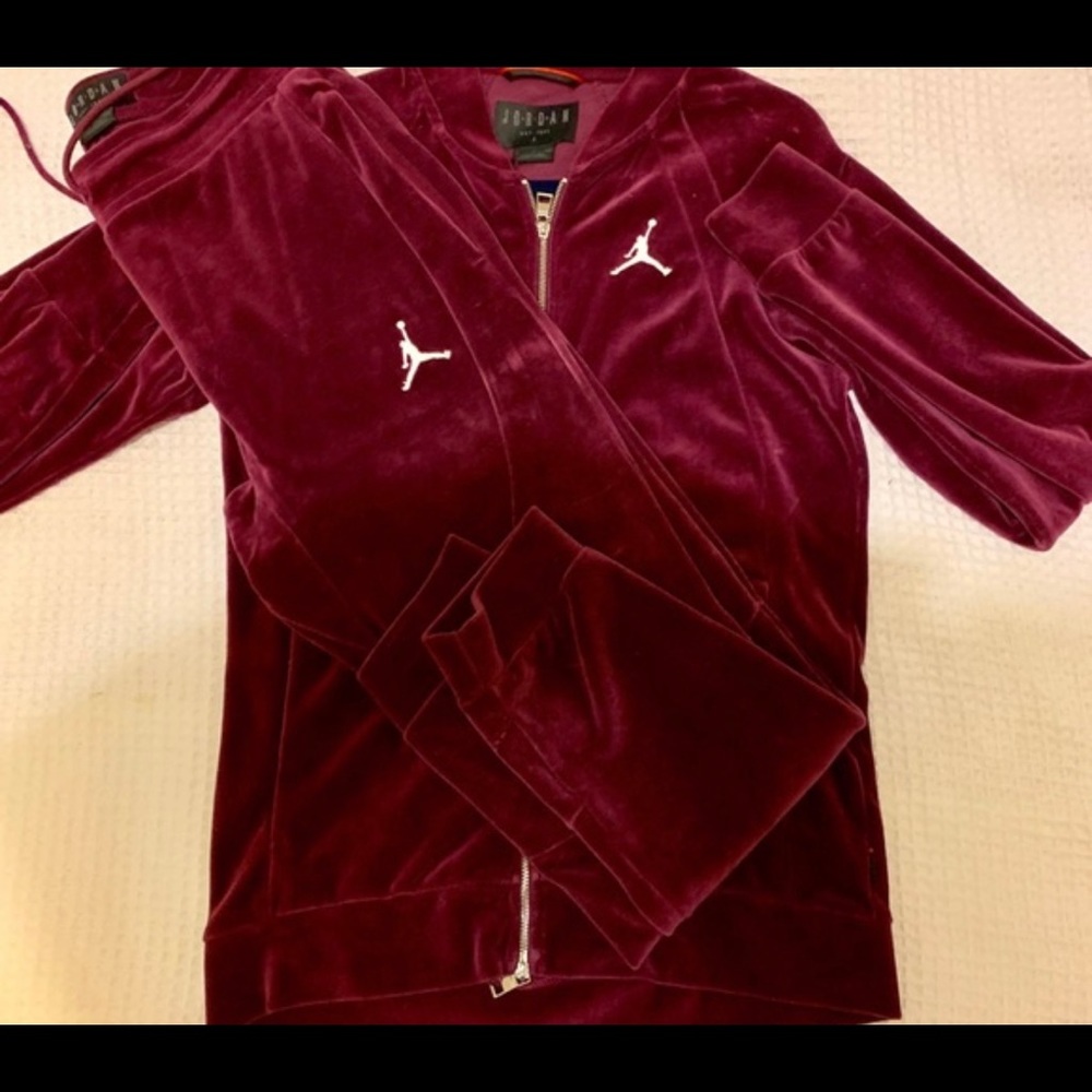 Jordan Velour track suit